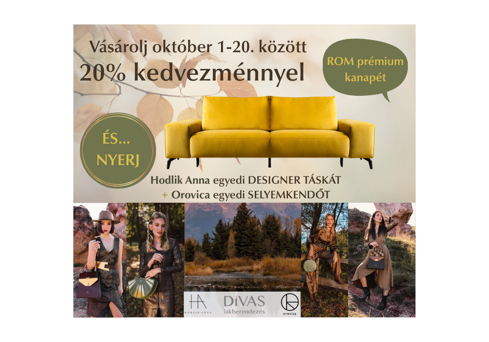 A DiVAS HETEK - Őszi kedvezmény és nyerményjáték 