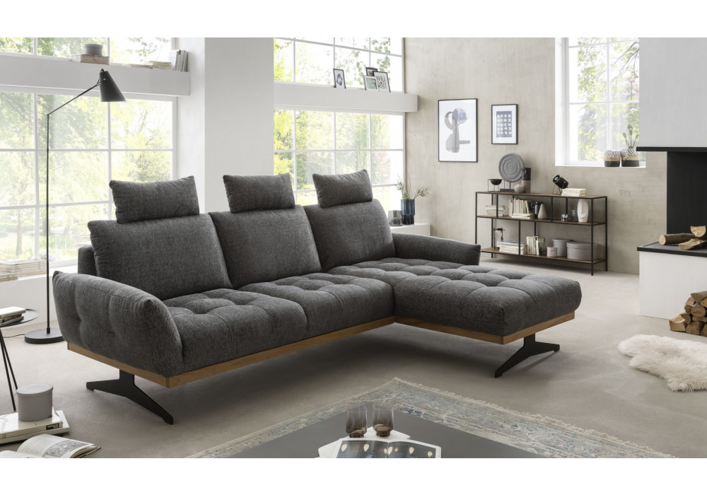 Gala Nicea sarokkanapé szürke Aquaclean szövettel Gala Nicea sarokkanapé szürke Aquaclean szövettel