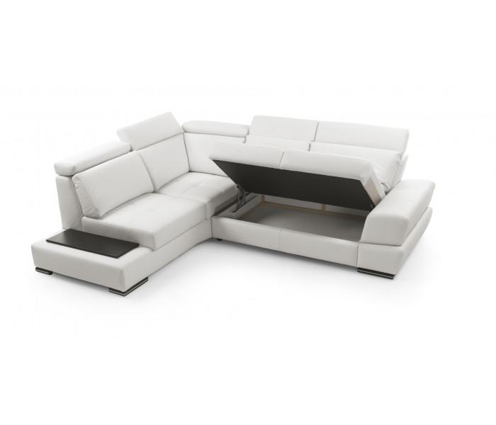 Gala Capri moduláris kanapé fehér bőrrel