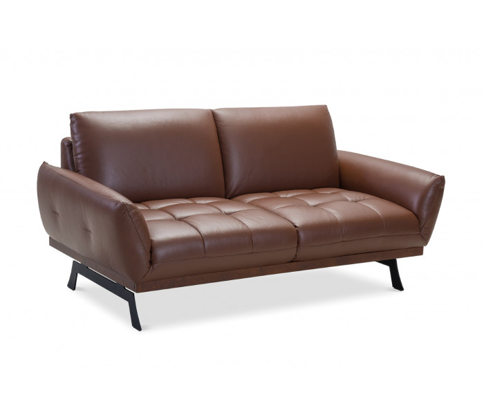 Gala Nicea kanapé barna bőrrel