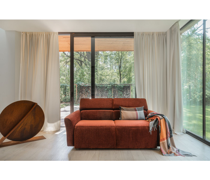 Gala Sora kanapé narancs Aquaclenan szövettel