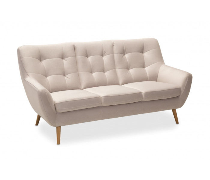 Gala Scandi kanapé törtfehér bőrrel