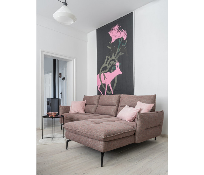 Gala Axel sarokkanapé púder Aquaclean szövettel