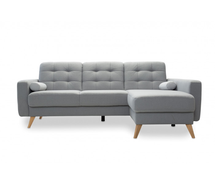 Gala Nappa sarokkanapé szürke Aquaclean szövettel