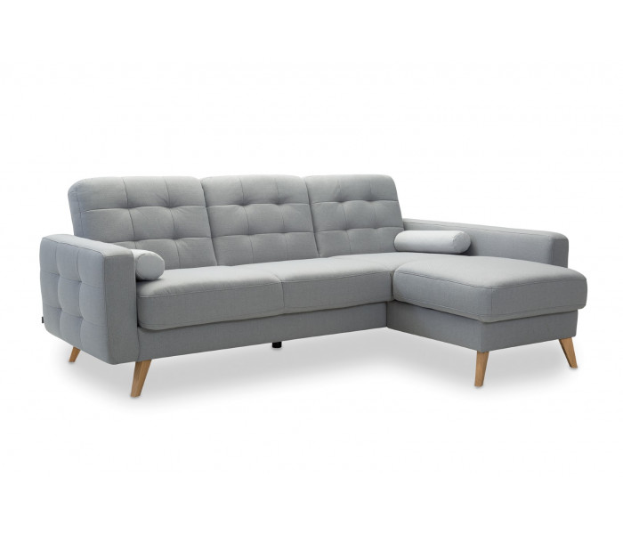 Gala Nappa sarokkanapé szürke Aquaclean szövettel