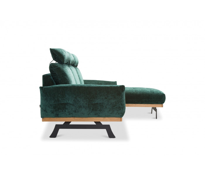 Gala Nicea sarokkanapé zöld Aquaclean szövettel Gala Nicea sarokkanapé zöld Aquaclean szövettel