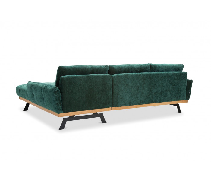 Gala Nicea sarokkanapé zöld Aquaclean szövettel Gala Nicea sarokkanapé zöld Aquaclean szövettel