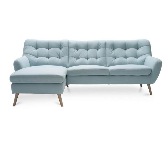 Gala Scandi sarokkanapé kék Aquaclean szövettel