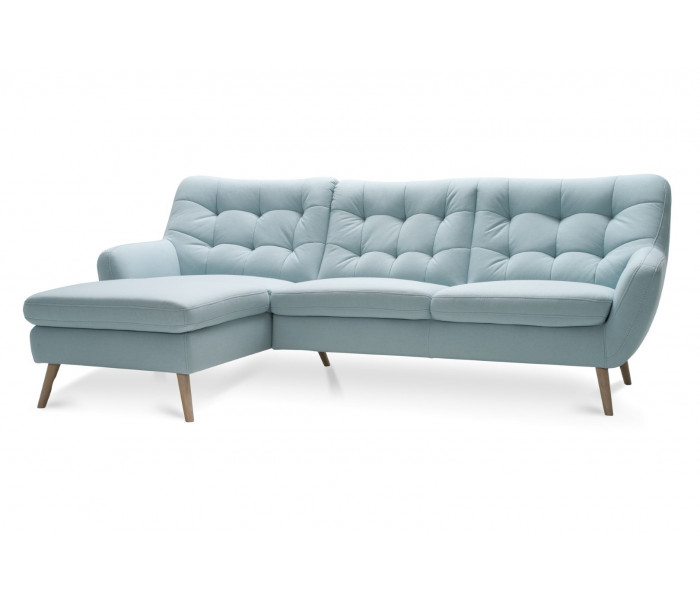 Gala Scandi sarokkanapé kék Aquaclean szövettel