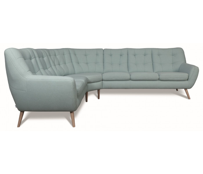 Gala Scandi sarokkanapé kék Aquaclean szövettel