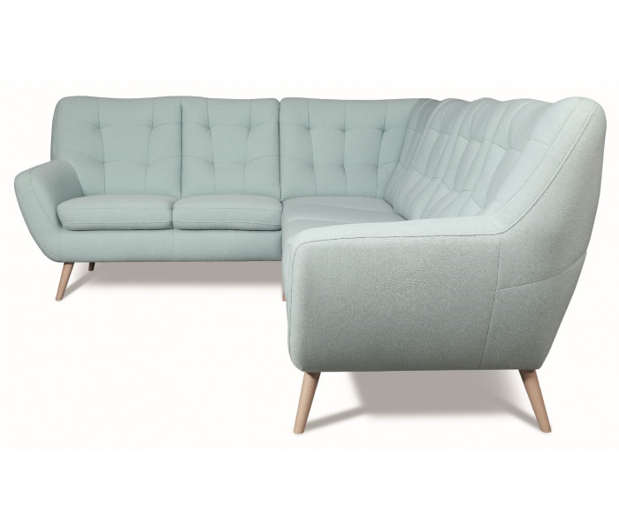 Gala Scandi sarokkanapé kék Aquaclean szövettel